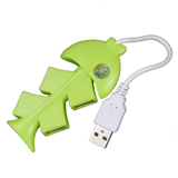 Fish Style USB 2.0 High Speed 4-Port HUB Sharing Switch