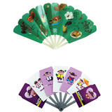 Promotional Advertising Folding Plastic Fan